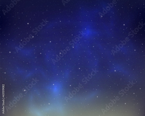 Night sky with stars. Vector illustration. Vector of starry night sky with sparkling star light magic divine sky. Illustration of starry sky with colorful stars  EPS 10 contains transparency