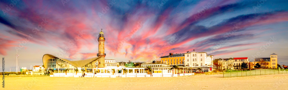 Fototapeta premium Warnemünde, Rostock, Ostsee, Deutschland 