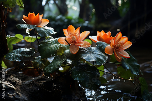 orange flower in the garden