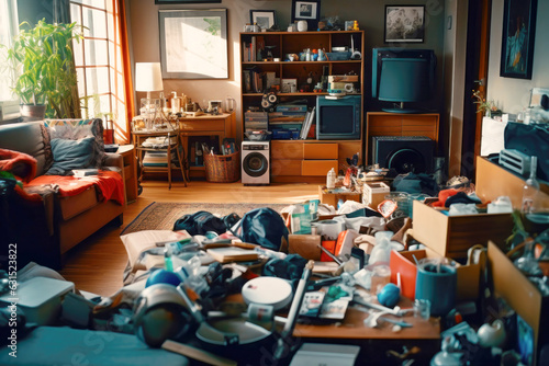 Mess in the living room