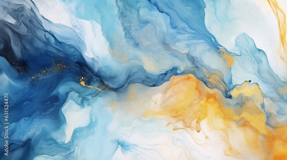 abstract watercolor background gradient color mix marb.Generative AI.