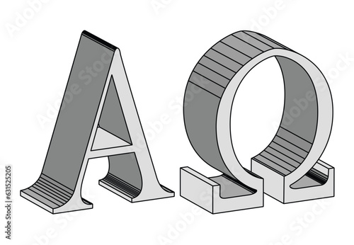 Alpha Omega 3D Image