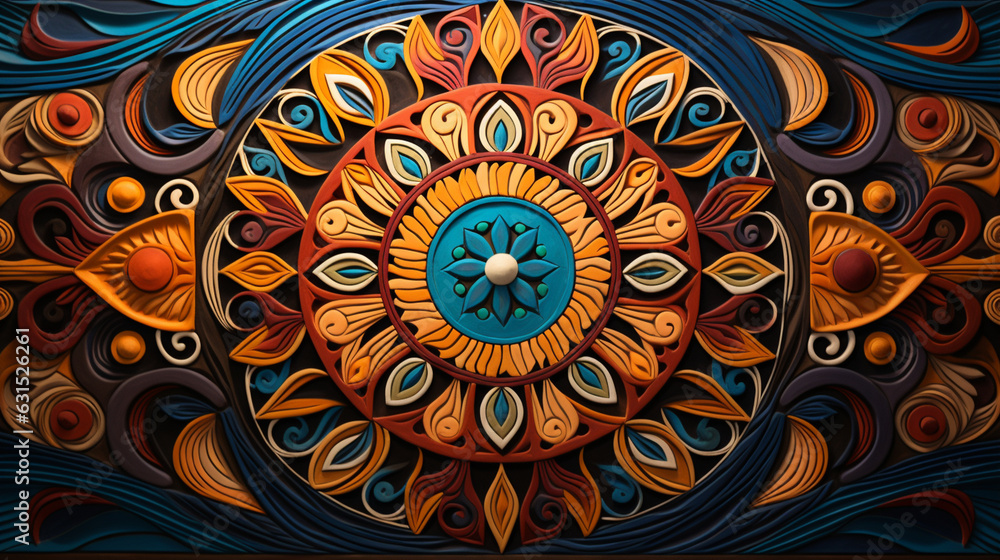 Mandala of Balance: Symmetry and Harmony in Every Detail Mandala of Balance: Symmetry and Harmony in Every Detail