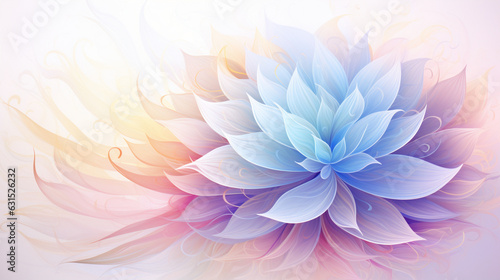 Mandala of Tranquility: Pastel Colors and Gentle Curves 