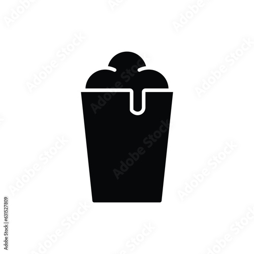 Soda cup icon. solid icon