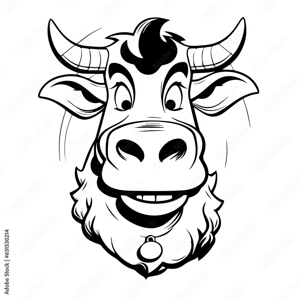 Cow coloring pages Png