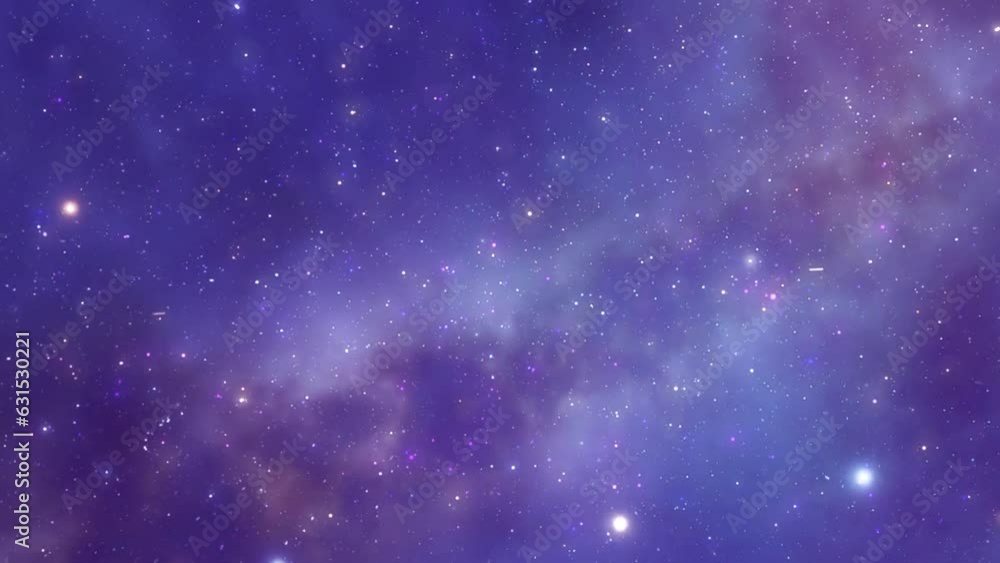 Purple Nebula Animated Background