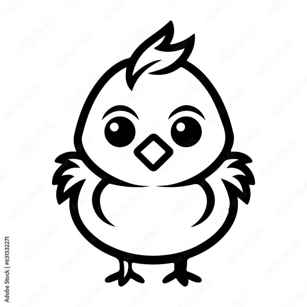 Chicken illustration vector logo Chicken illustration vector logo
