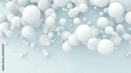 ball spheres abstract falling isolated background © Damerfie