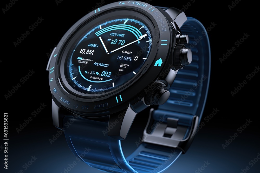 Fototapeta premium 3d realistic smartwatch
