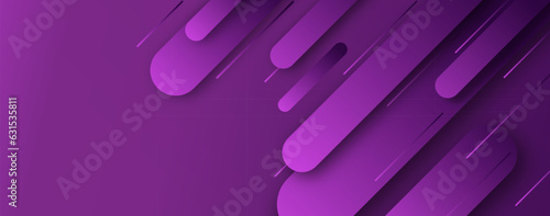 Purple background, Abstract purple lines background. Purple color gradient background with rounded rectangle shapes. Suitable for backdrop, wallpaper and landing page. Modern futuristic design. Vector