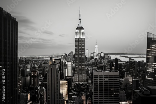 Empire State Building in New York City, Generative AI