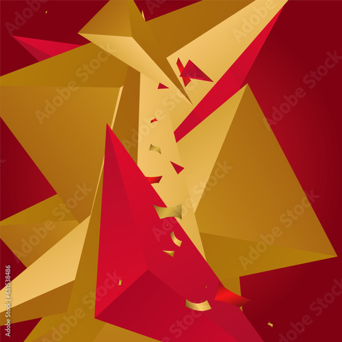 Chic Elements Abstract Vector Pink Background.