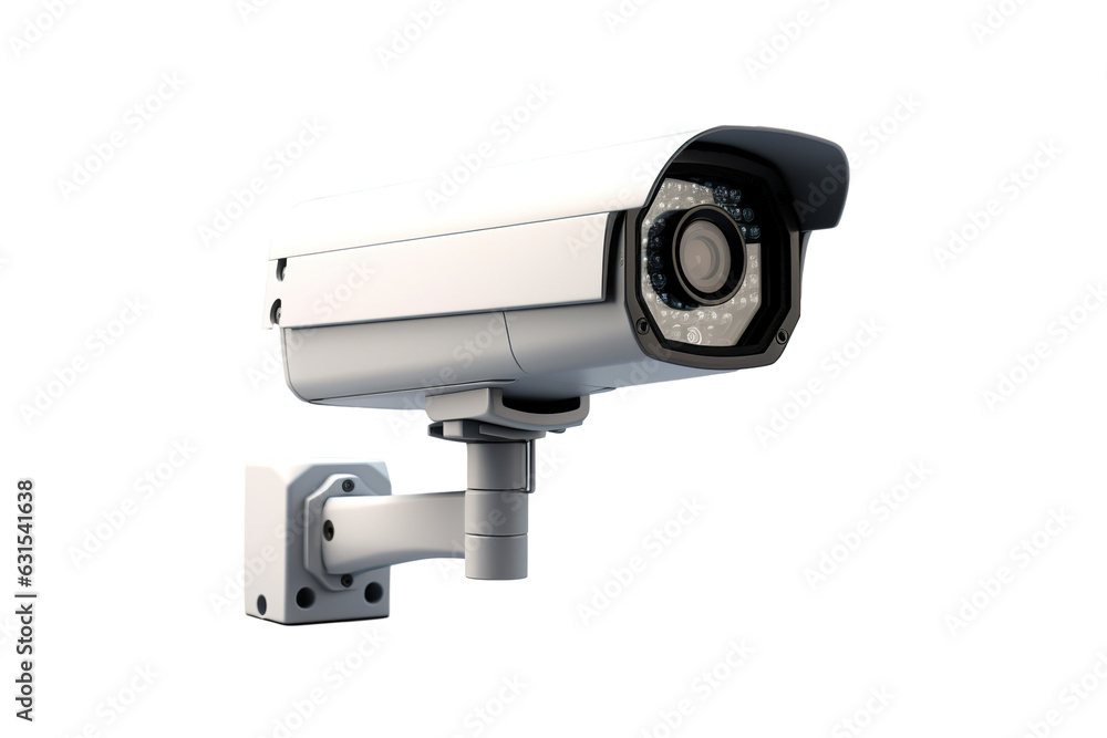 Full view photo image Security camera on a white background isolated PNG Full view photo image Security camera on a white background isolated PNG