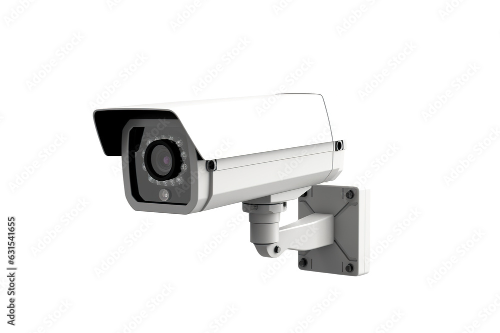 Full view photo image Security camera on a white background isolated PNG Full view photo image Security camera on a white background isolated PNG