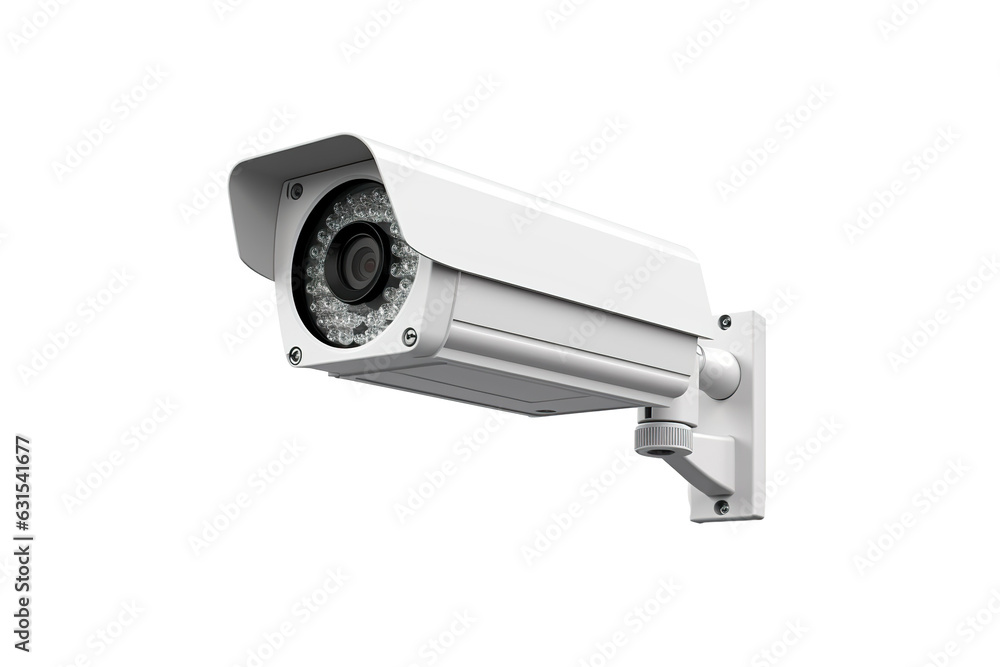 Full view photo image Security camera on a white background isolated PNG Full view photo image Security camera on a white background isolated PNG