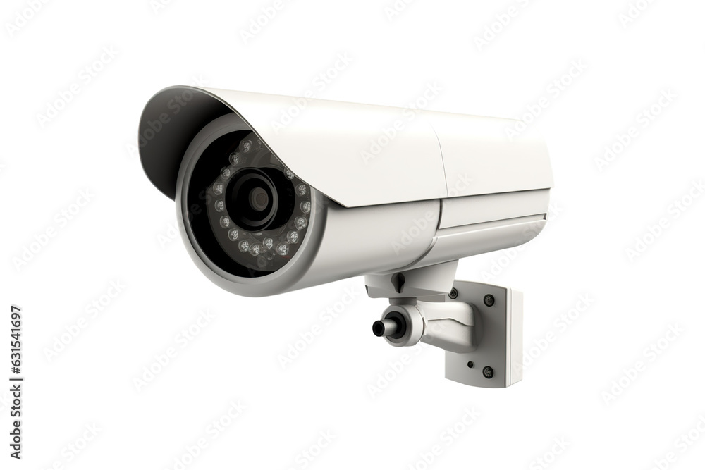 Full view photo image Security camera on a white background isolated PNG Full view photo image Security camera on a white background isolated PNG