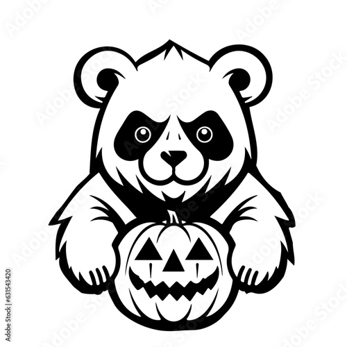 Bear illustration vector logo