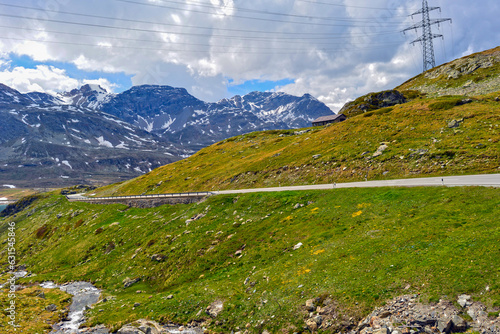 Der Berninapass in Graubünden, Schweiz photo