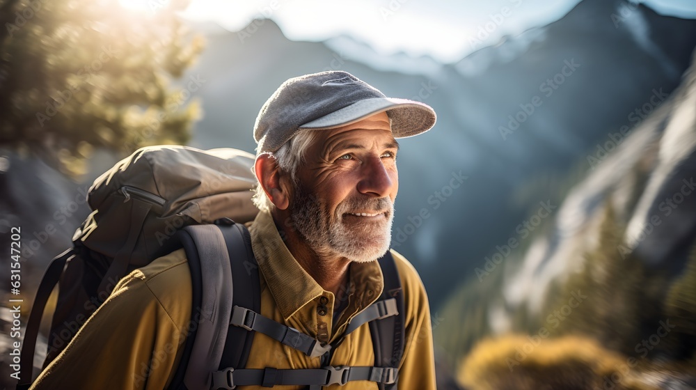 Obraz premium Höhenabenteuer: Leidenschaftliche Bergsteiger unterwegs