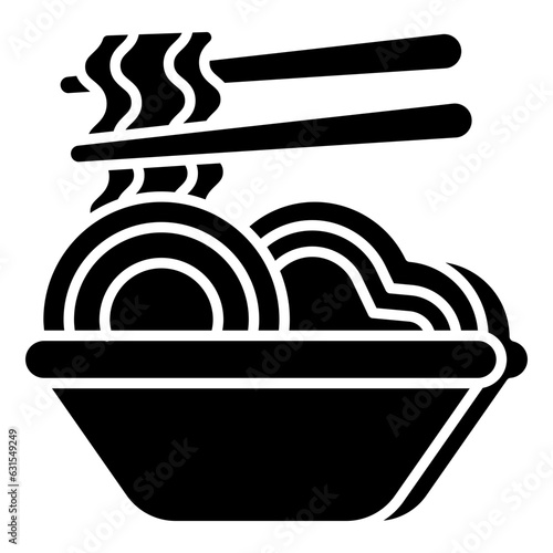 A yummy icon of pasta bowl