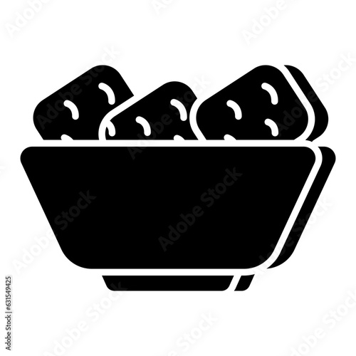 A yummy icon of macaroni bowl