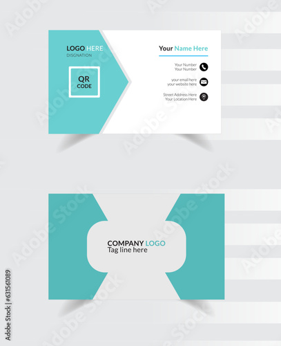 New Business card Design template Modern clean Profession business caed template
