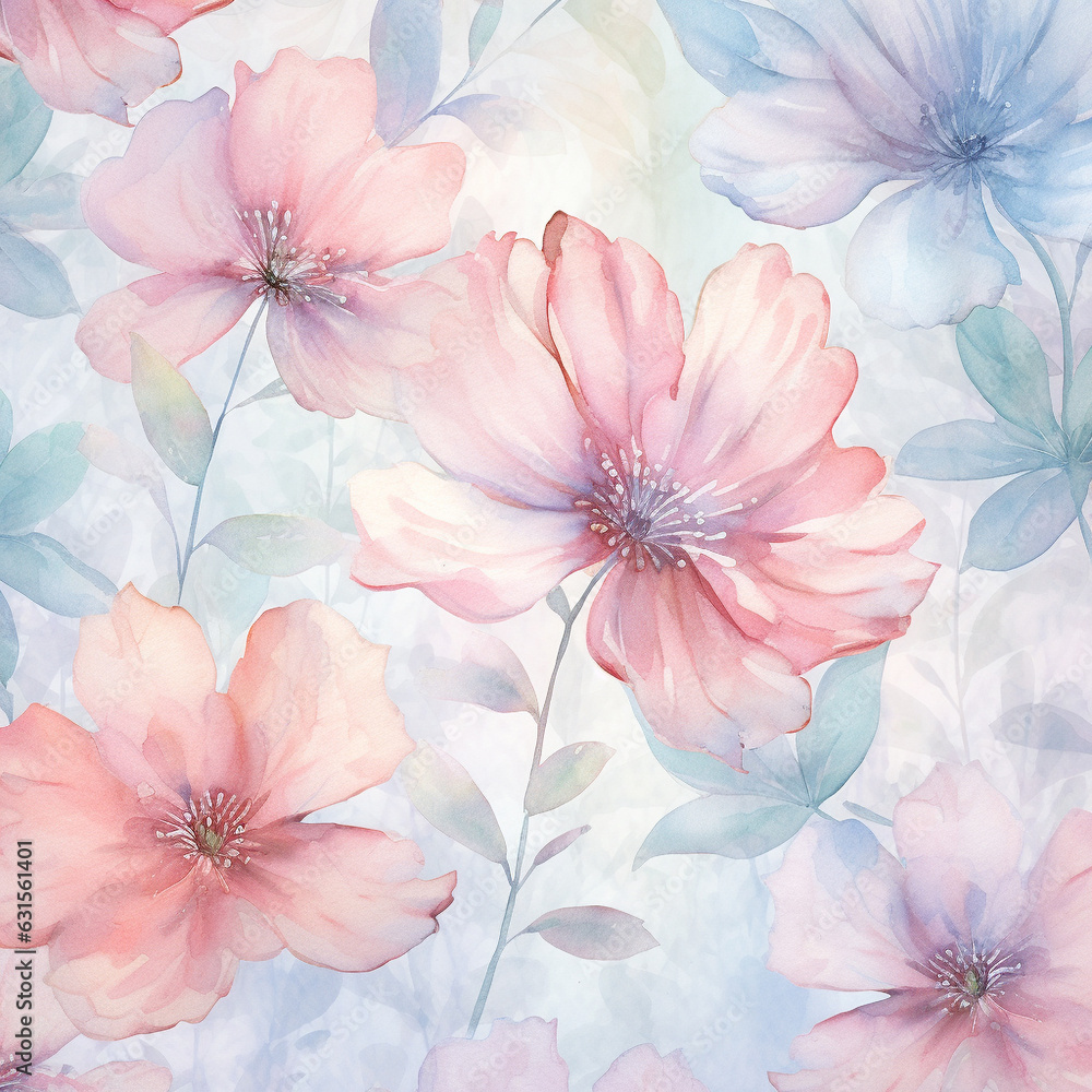 Lesarmines pattern, floral pattern Lesarmines pattern, floral pattern