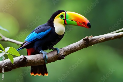 toucan on a branch © Maaz