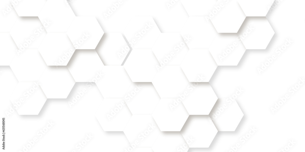 Seamless pattern with hexagons Pattern of white hexagon white abstract hexagon wallpaper or background. 3D Futuristic abstract honeycomb mosaic white background. geometric mesh cell texture. Seamless pattern with hexagons Pattern of white hexagon white abstract hexagon wallpaper or background. 3D Futuristic abstract honeycomb mosaic white background. geometric mesh cell texture.