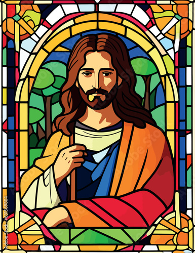 stained glass window