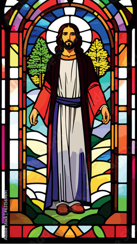 stained glass window