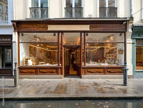 Retro charming storefront w...