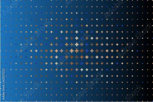 Abstract background with multicolour star pattern design. colourful  design with shadow and vintage.seamless background with  star ratio various colour with gray shadow and round texture