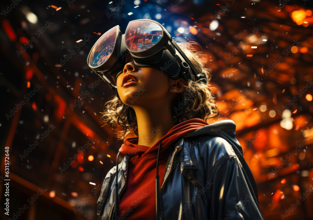 Futuristic character with weapons. Cyberpunk man in costume. Generative AI. Futuristic character with weapons. Cyberpunk man in costume. Generative AI.