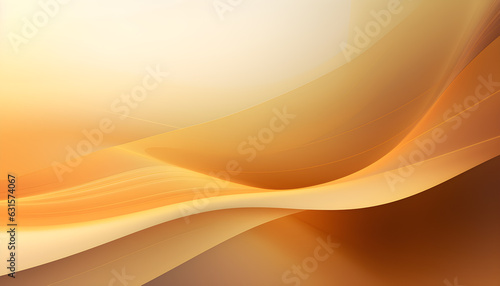 Abstract background. Gold modern bright waves art. Abstract Gold Waves. Shiny golden moving lines design element for greeting card and disqount voucher. Generated AI illustration.