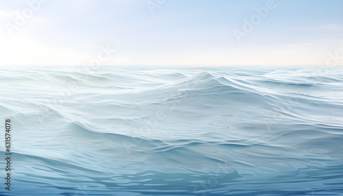 Abstract background. Blue water wave sea line pattern. Blue sea water. Ocean surface natural background. Generated AI illustration.