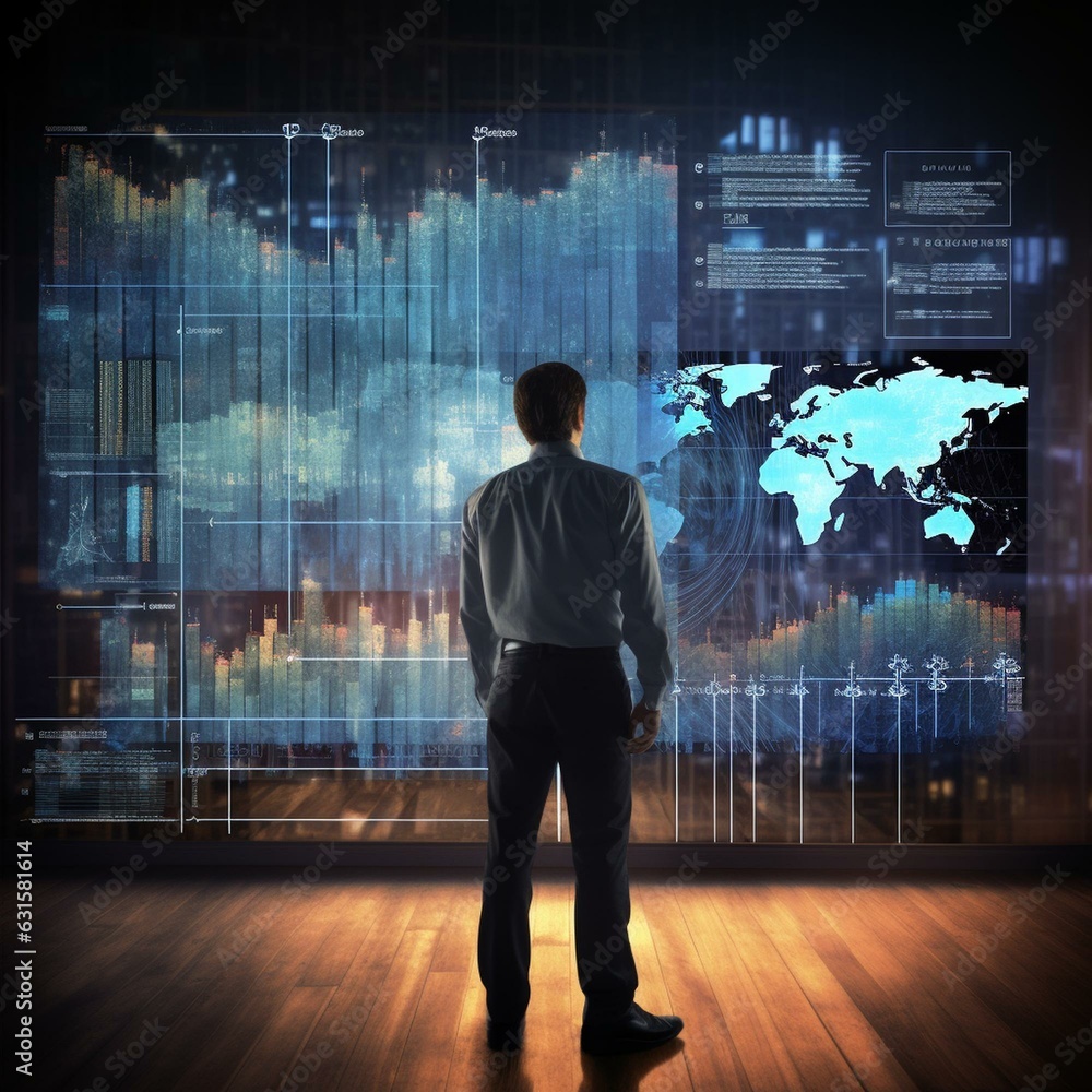 Data science and big data technology. Big data analytics visualizing complex data set on touchscreen. Data mining Data science and big data technology. Big data analytics visualizing complex data set on touchscreen. Data mining