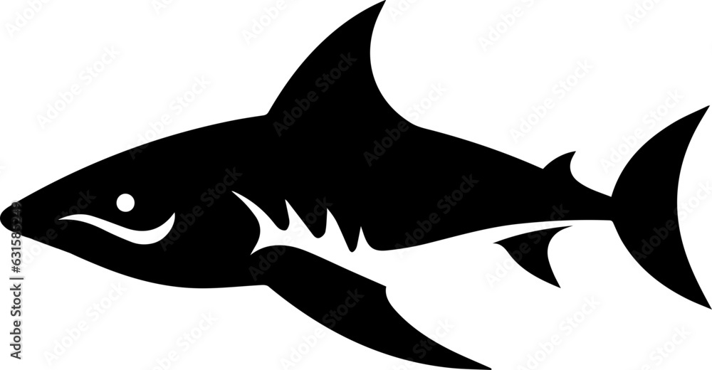 Obraz premium Blacknose Shark icon