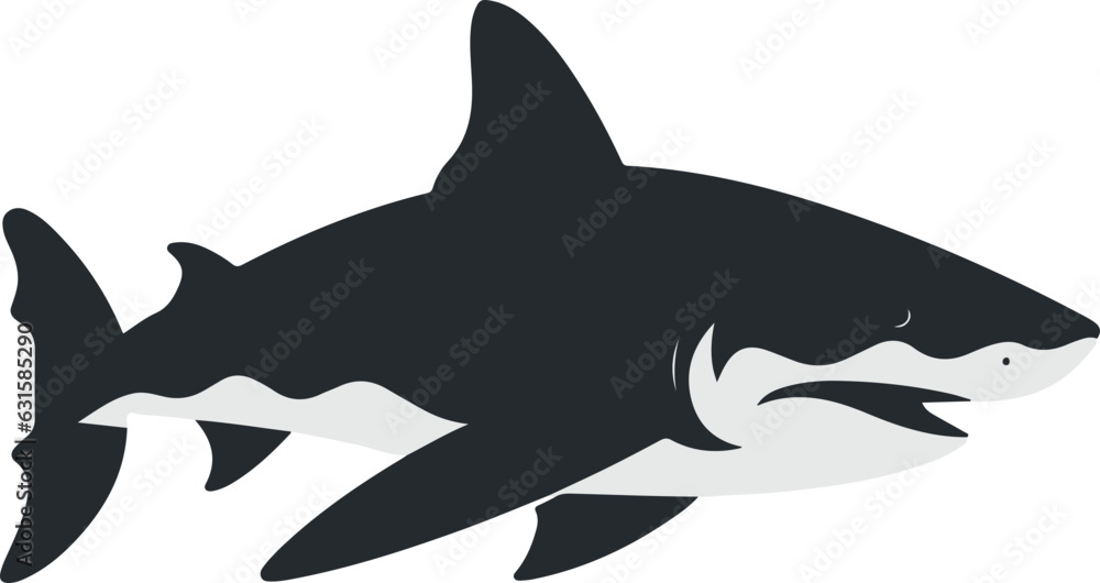 Fototapeta premium Basking Shark icon