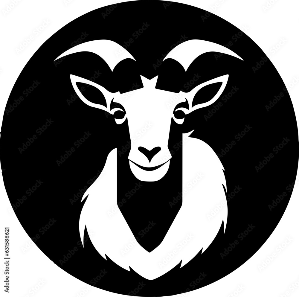 Addax head icon Addax head icon