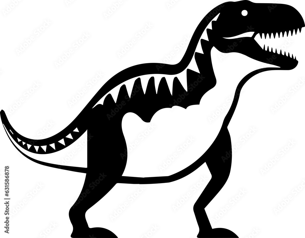 Fototapeta premium Ceratosaurus flat icon