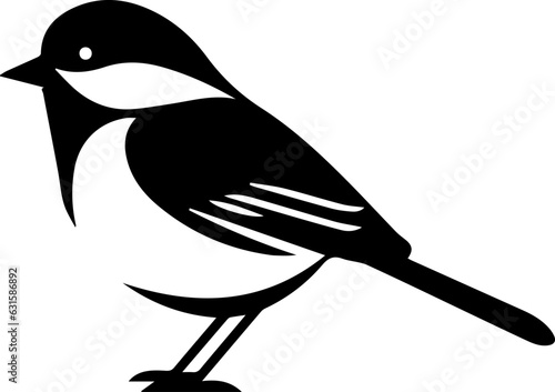 Chickadee flat icon