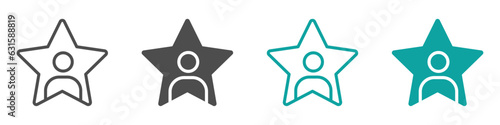  Celebrity vector icons