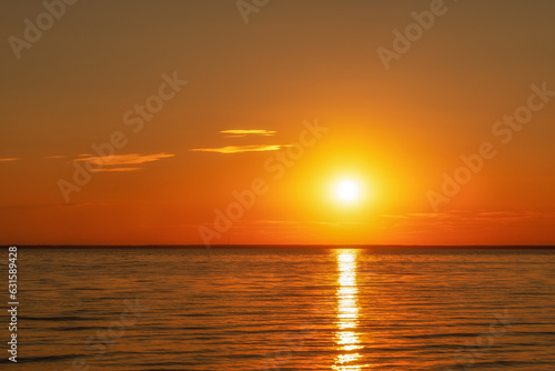Sunset on the sea in summer © Ihor