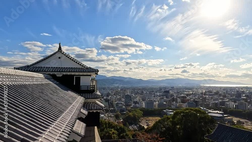 Wallpaper Mural Matsuyama Castle in Shikoku, Japan  Torontodigital.ca