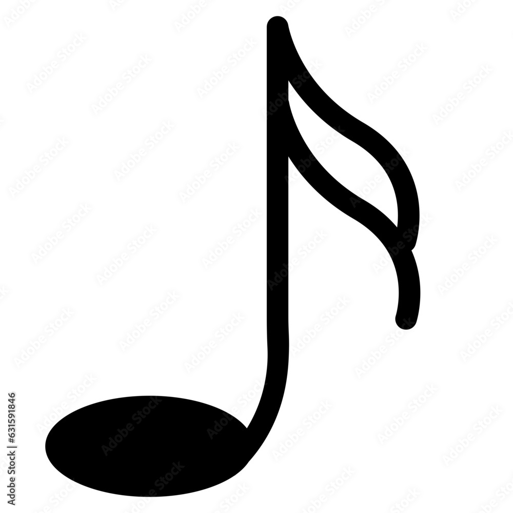 Flat vector music illustration Flat vector music illustration