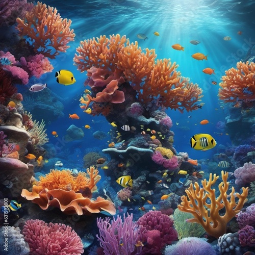 coral reef and coral © thejo