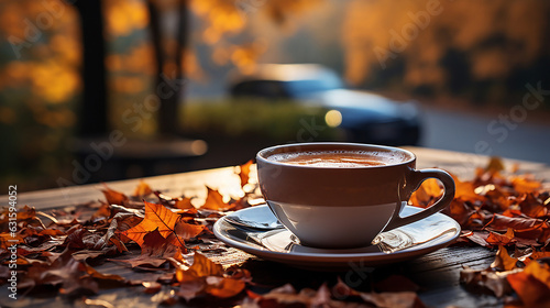  Autumn cup of coffee