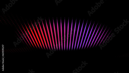 Abstract waveform net pulsating hole dots nodes banner resilience energy power big data technology explosion
